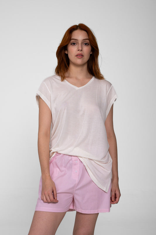 Short Camisero Rosado
