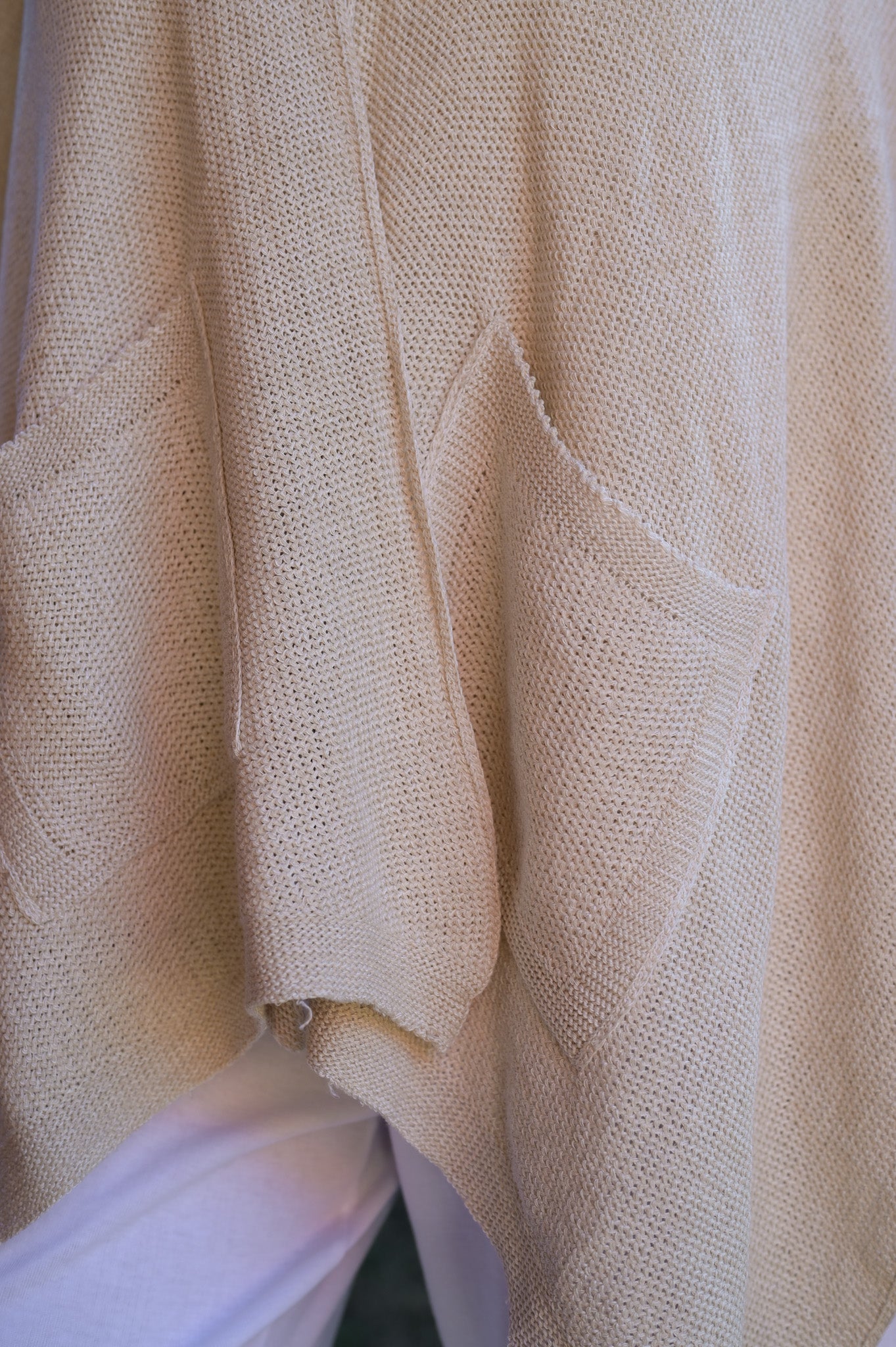 Ruana de Cáñamo y Algodón