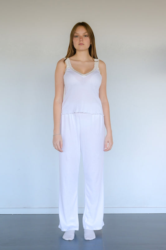 Pantalón de Rib de Algodón