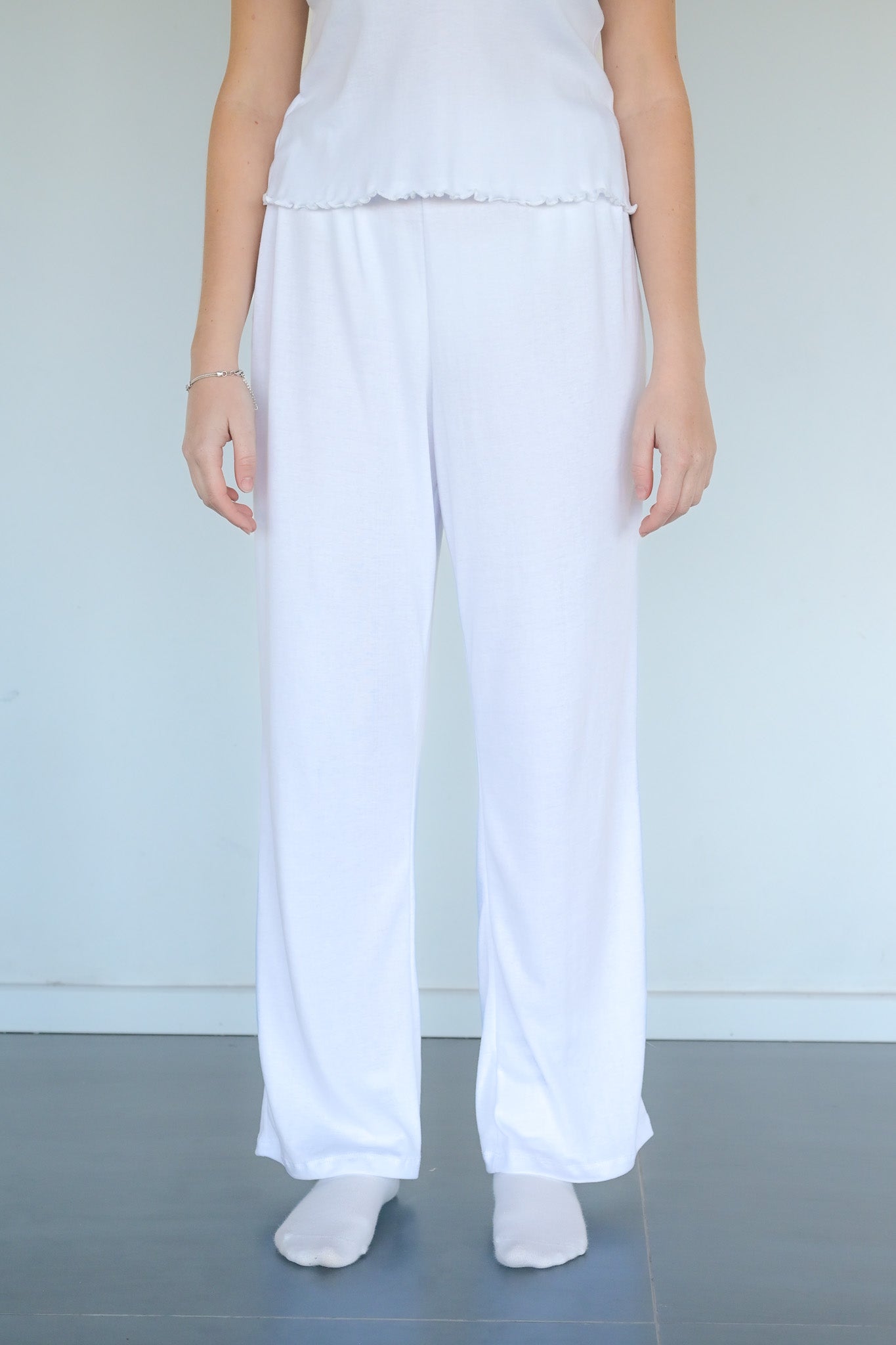 Pantalón de Rib de Algodón