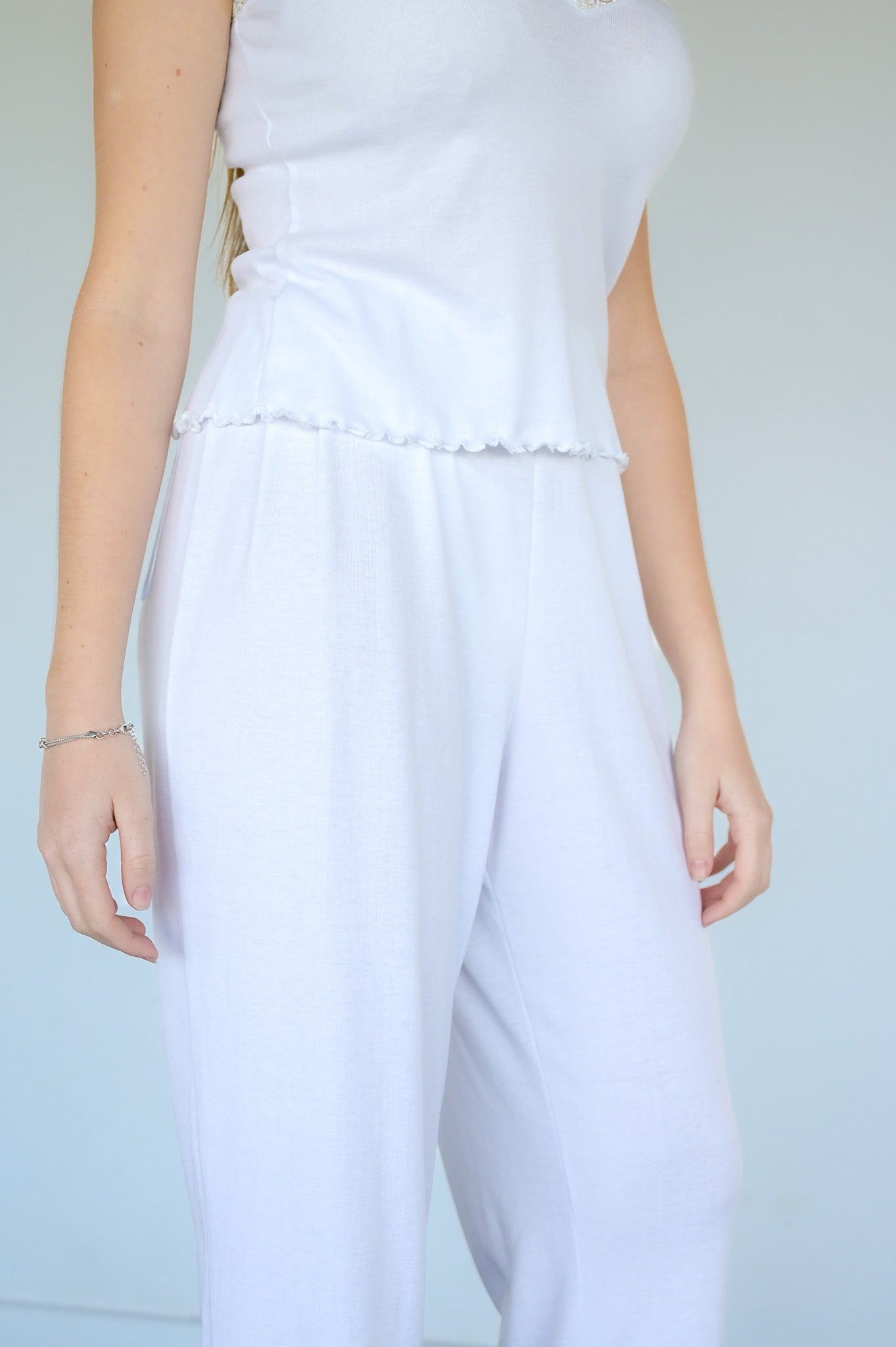 Pantalón de Rib de Algodón